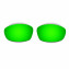 Hkuco Mens Replacement Lenses For Oakley Straight Jacket (2007) Red/Emerald Green Sunglasses